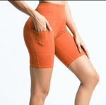 Women's Shorts With Pockets | High Waist | Run Get Fit With V