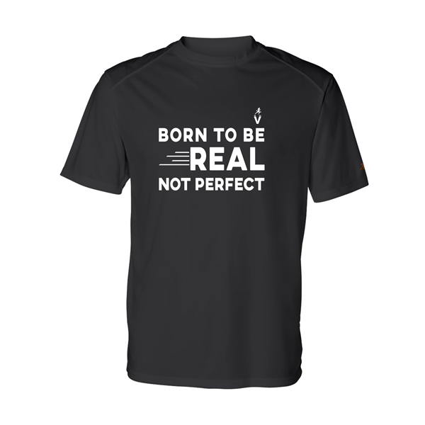 Men's Short Sleeve | Born To Be Real - T-Shirt | Run Get Fit With V