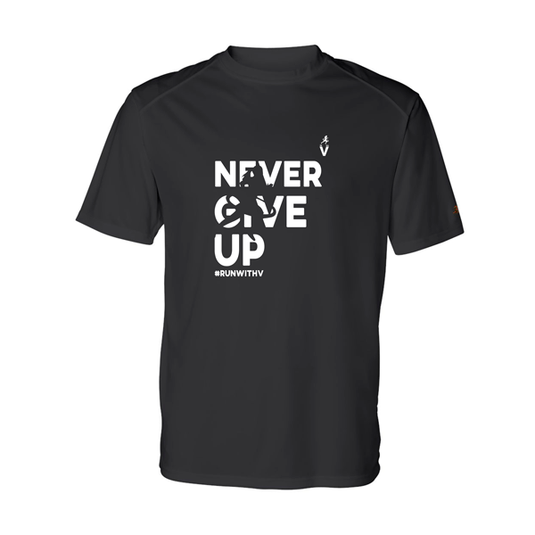 Men's Sport T-Shirt | Never Give Up - T-Shirt | Run Get Fit With V