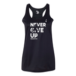 Ladies Tank Top | Never Give Up | Run Get Fit With V