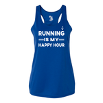 Sports Tank Top | Running Is My Happy Hour | Run Get Fit With V