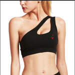 One Shoulder Sports Bra | Sports Active Wear | Run Get Fit With V